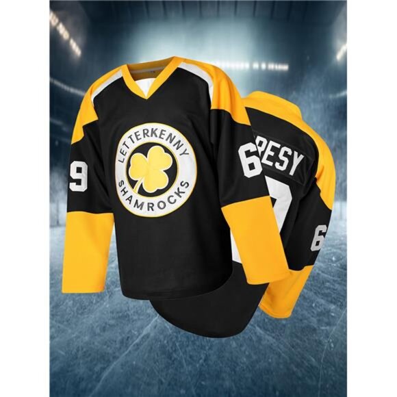 NWT Multiple Sizes Waffle Shoresy Letterkenny Shamrocks Hockey Jersey Rare - Picture 1 of 5